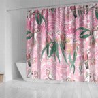 Australia Galah Aboriginal Shower Curtain Breast Cancer Awareness - Aussie Hoodie