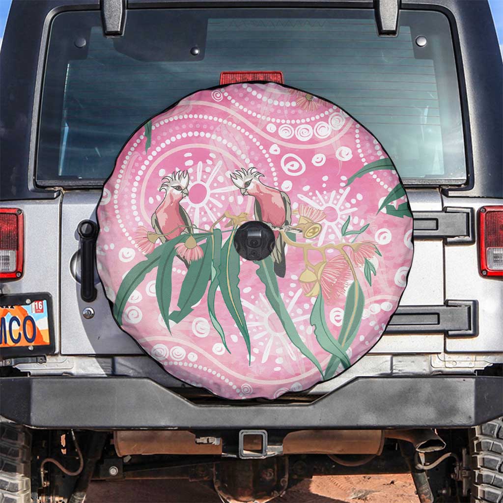 Australia Galah Aboriginal Spare Tire Cover Breast Cancer Awareness - Aussie Hoodie