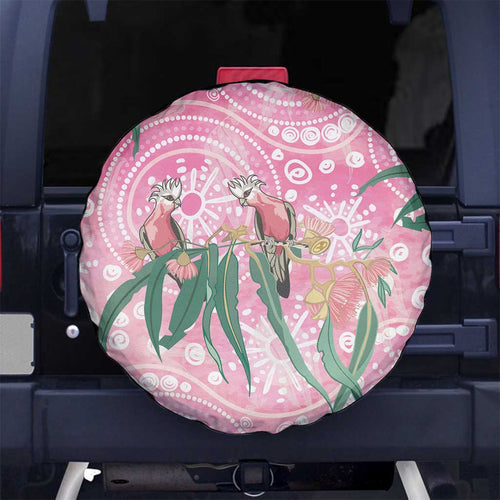 Australia Galah Aboriginal Spare Tire Cover Breast Cancer Awareness - Aussie Hoodie
