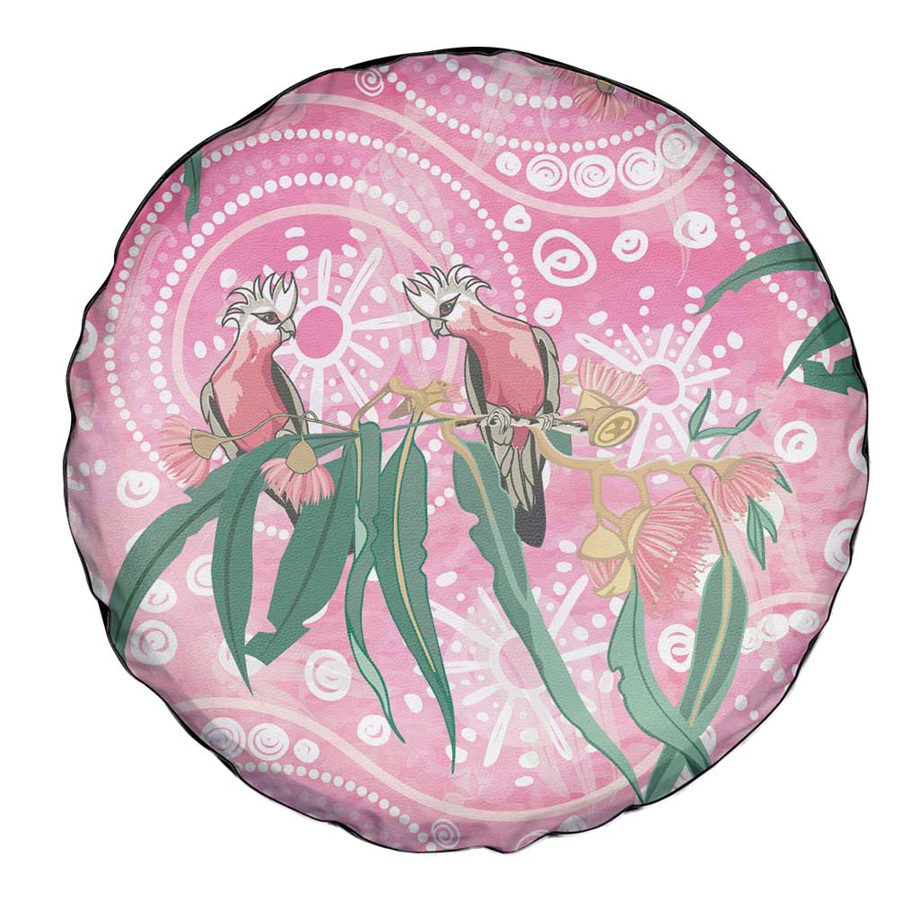 Australia Galah Aboriginal Spare Tire Cover Breast Cancer Awareness - Aussie Hoodie