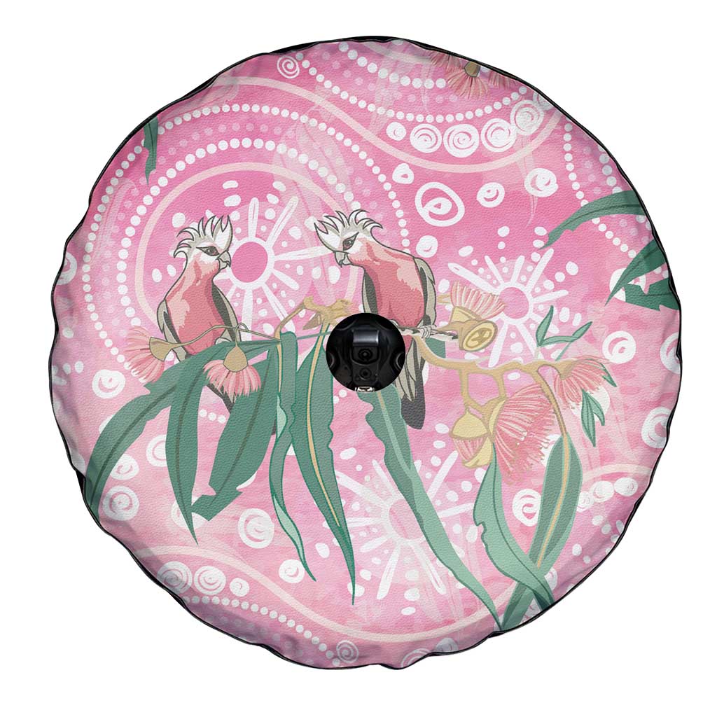 Australia Galah Aboriginal Spare Tire Cover Breast Cancer Awareness - Aussie Hoodie