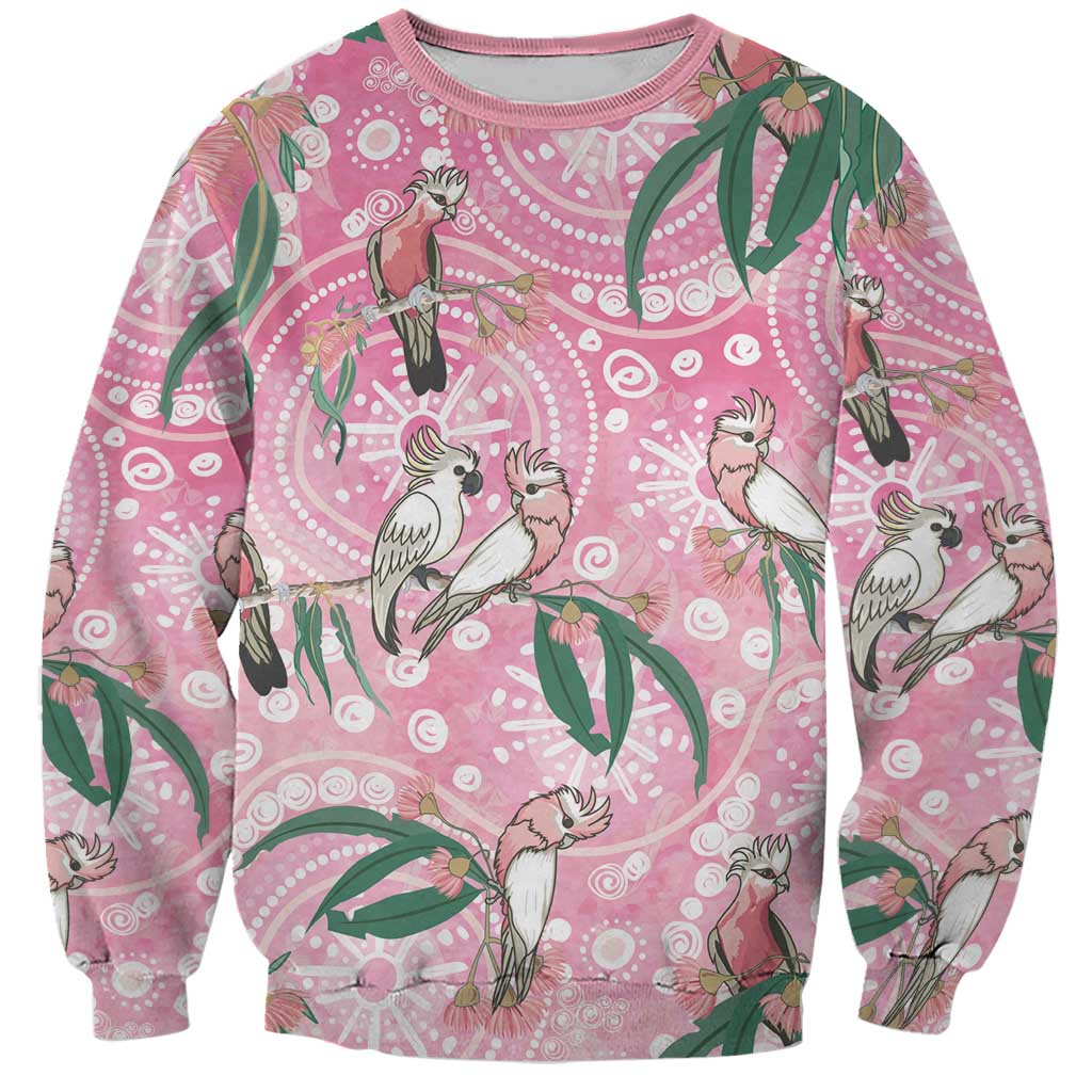 Australia Galah Aboriginal Sweatshirt Breast Cancer Awareness - Aussie Hoodie