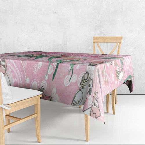 Australia Galah Aboriginal Tablecloth Breast Cancer Awareness - Aussie Hoodie