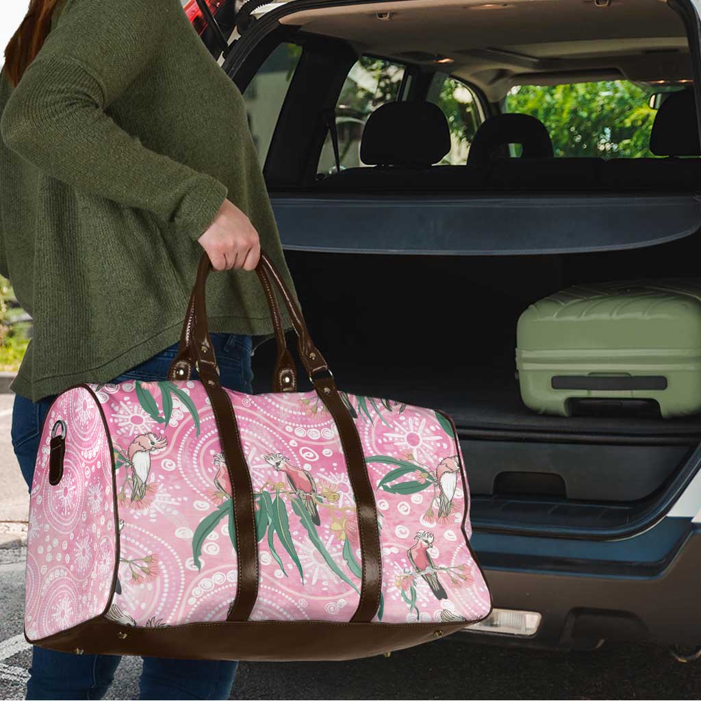 Australia Galah Aboriginal Travel Bag Breast Cancer Awareness - Aussie Hoodie