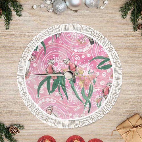Australia Galah Aboriginal Tree Skirt Breast Cancer Awareness - Aussie Hoodie