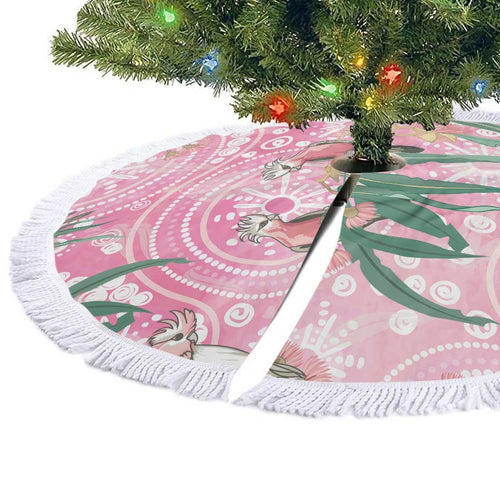 Australia Galah Aboriginal Tree Skirt Breast Cancer Awareness - Aussie Hoodie
