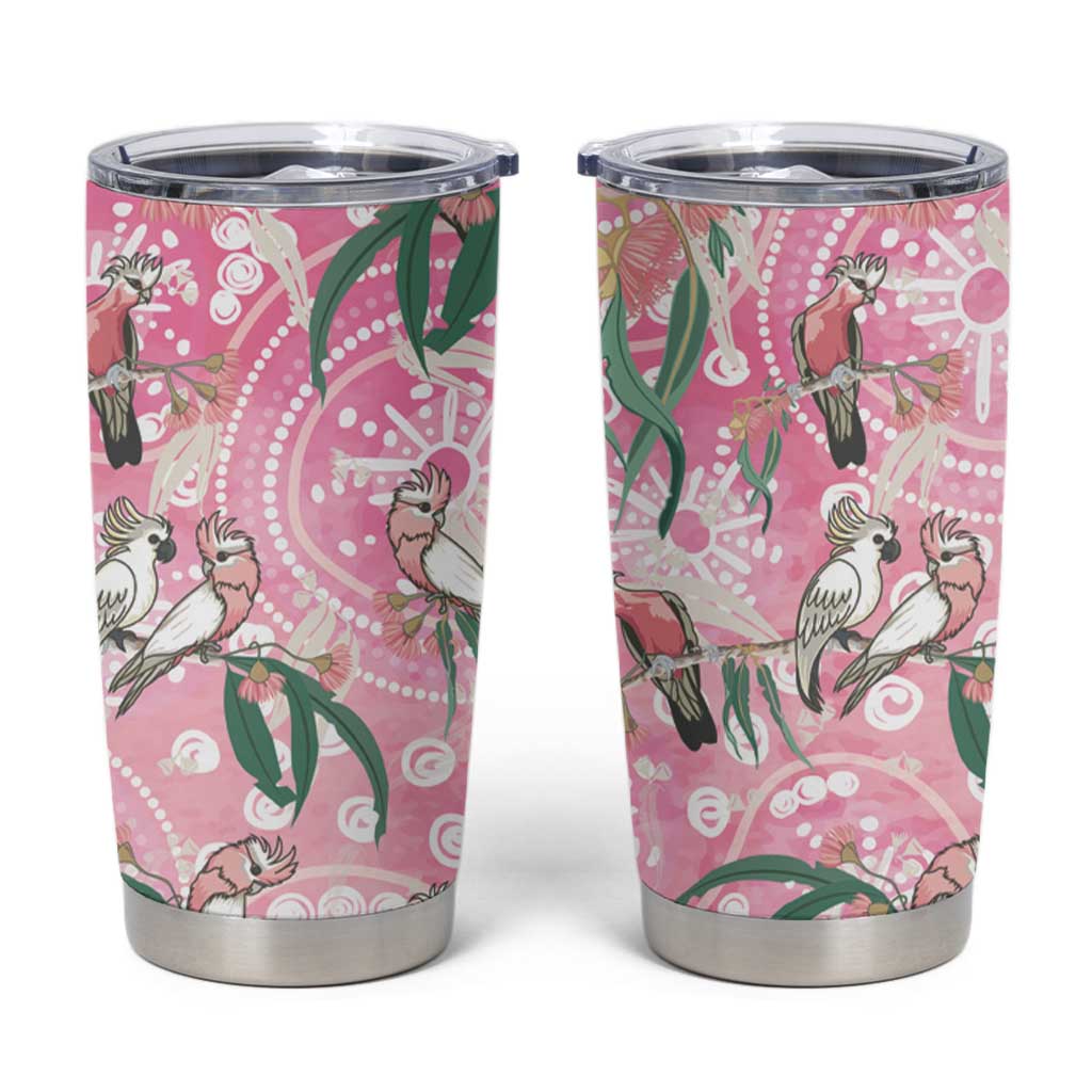 Australia Galah Aboriginal Tumbler Cup Breast Cancer Awareness - Aussie Hoodie