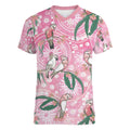 Australia Galah Aboriginal Women V-Neck T-Shirt Breast Cancer Awareness - Aussie Hoodie