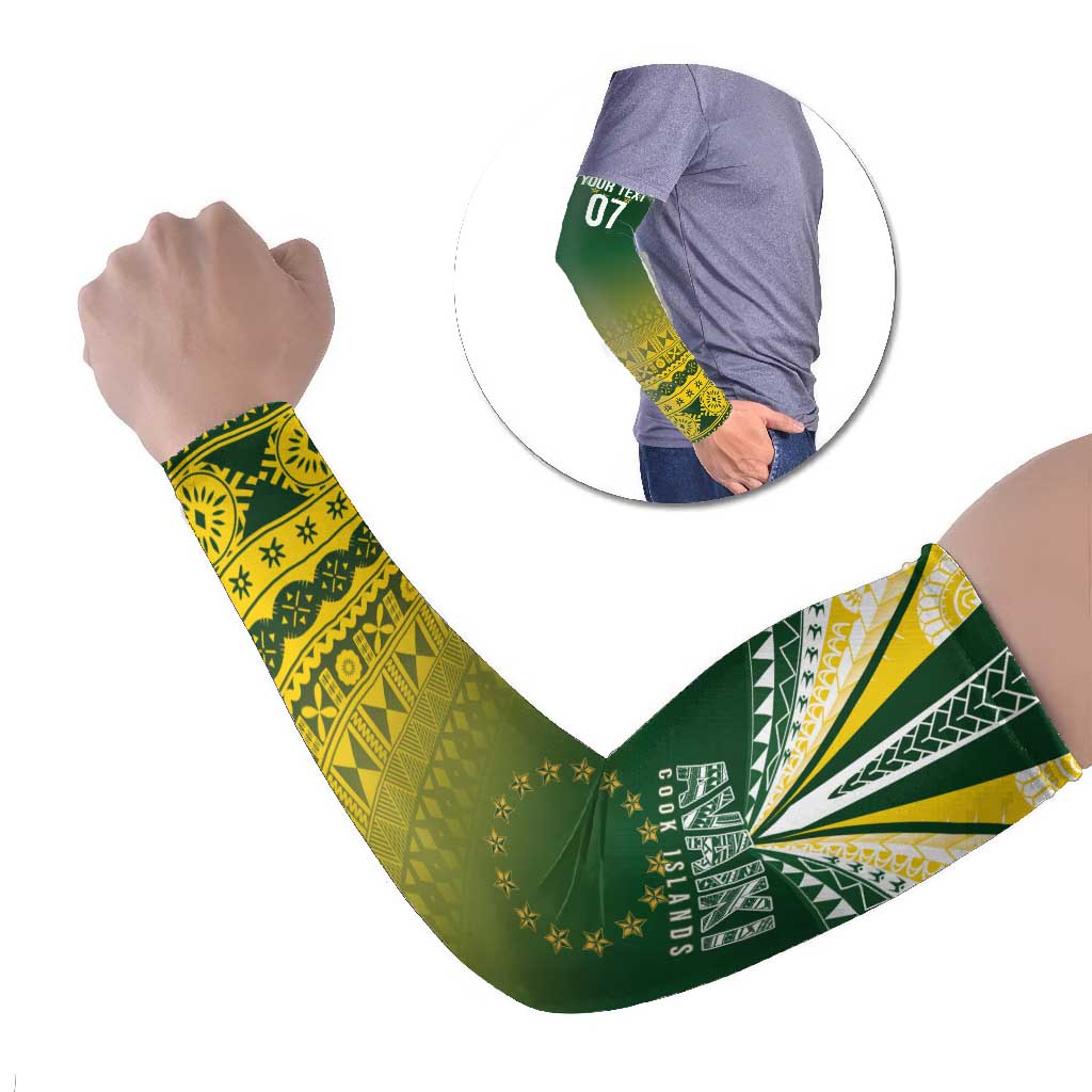 Cook Islands Rugby Custom Arm Sleeves Kuki Avaiki - Aussie Hoodie