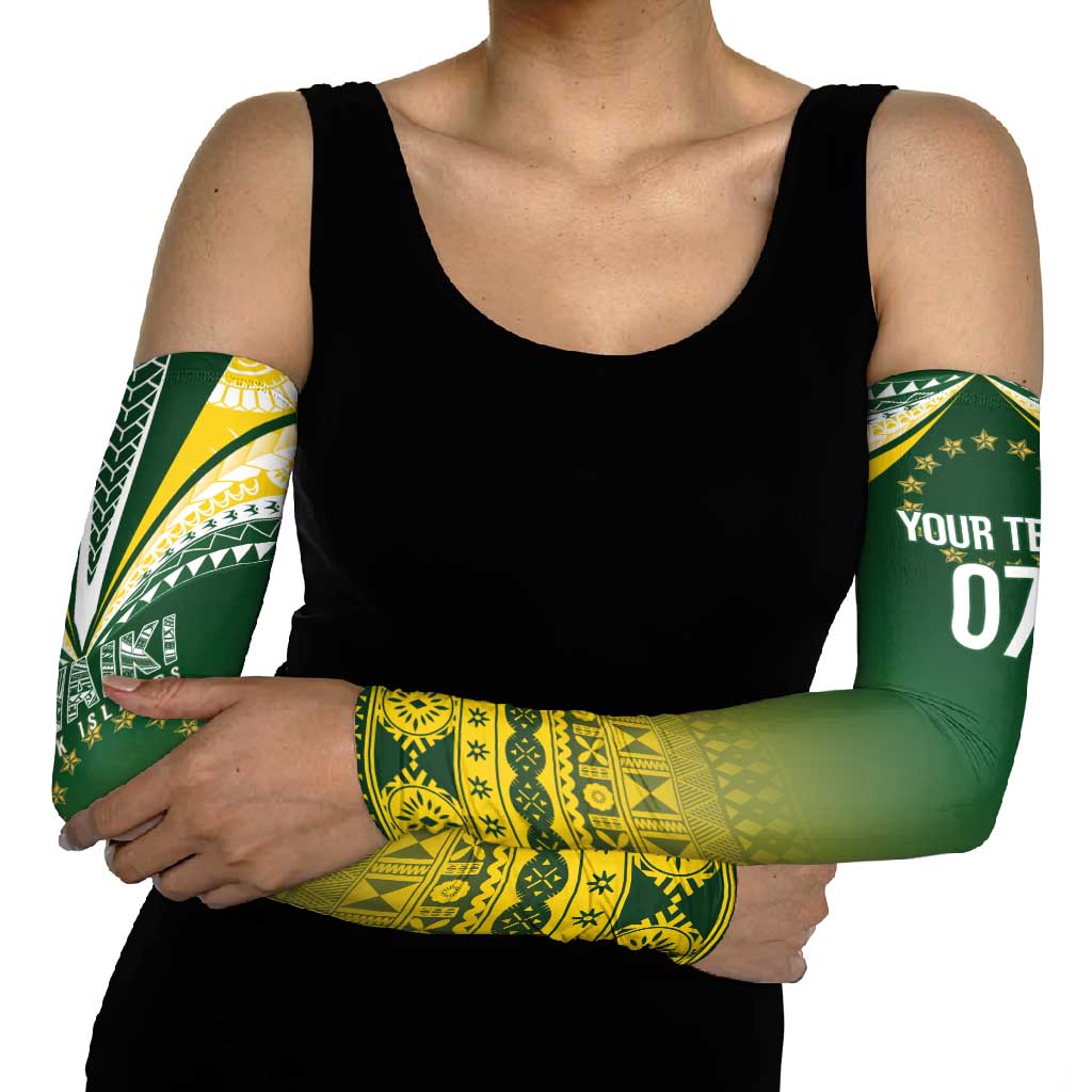 Cook Islands Rugby Custom Arm Sleeves Kuki Avaiki - Aussie Hoodie