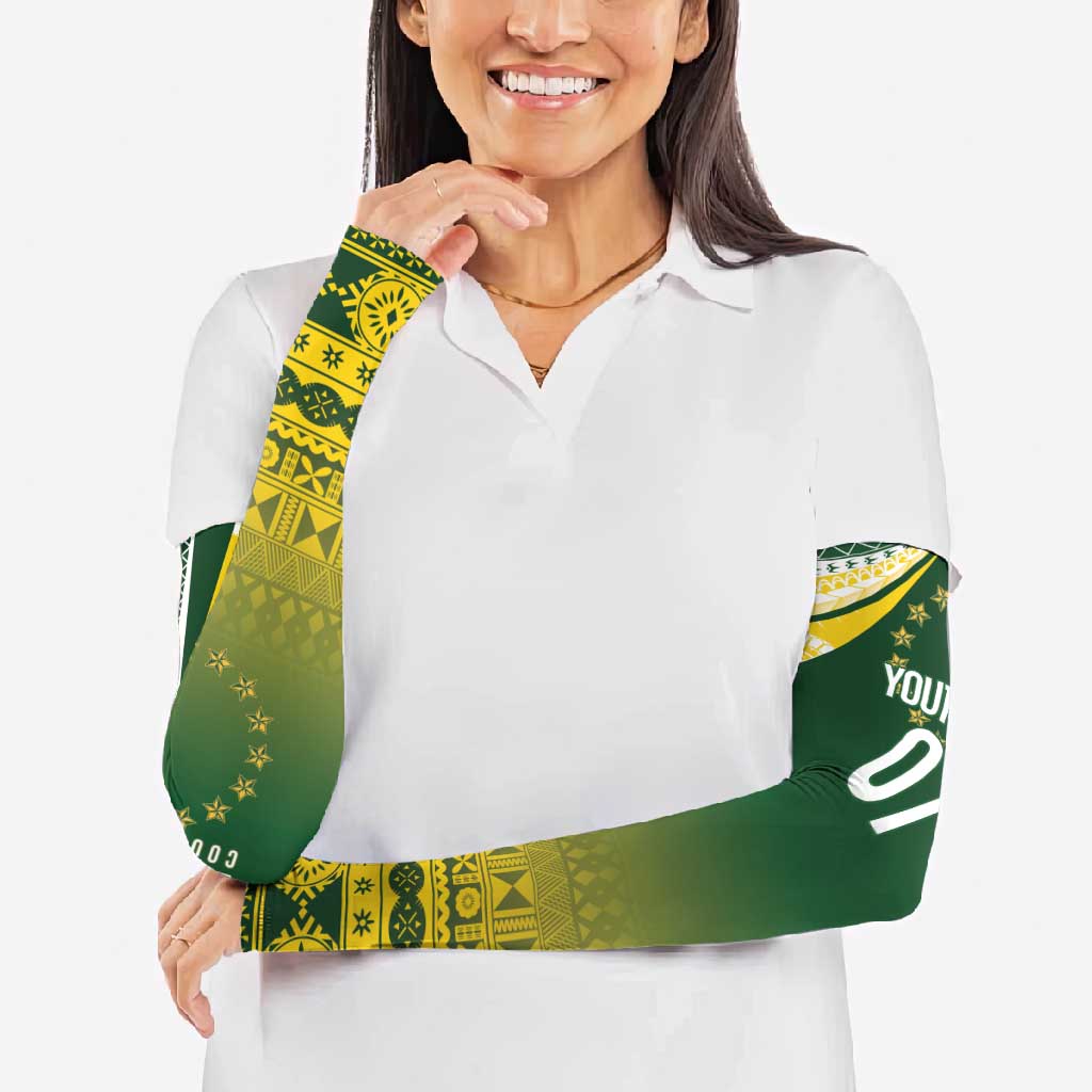 Cook Islands Rugby Custom Arm Sleeves Kuki Avaiki - Aussie Hoodie