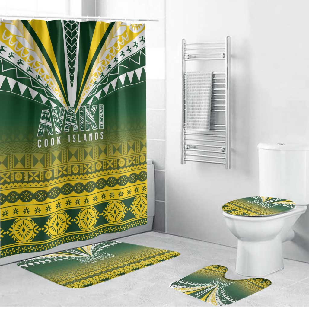 Cook Islands Rugby Bathroom Set Kuki Avaiki - Aussie Hoodie