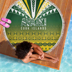 Cook Islands Rugby Beach Blanket Kuki Avaiki - Aussie Hoodie