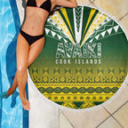 Cook Islands Rugby Beach Blanket Kuki Avaiki - Aussie Hoodie