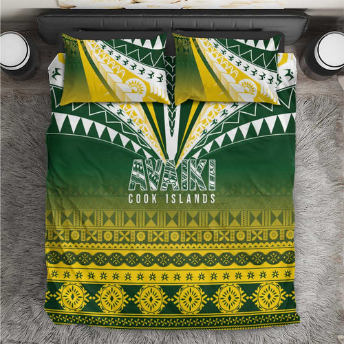 Cook Islands Rugby Bedding Set Kuki Avaiki - Aussie Hoodie