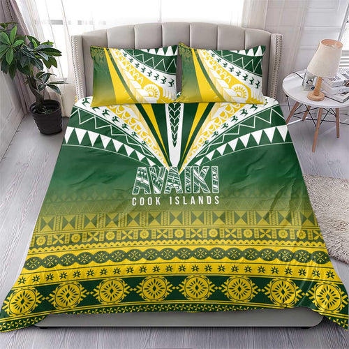 Cook Islands Rugby Bedding Set Kuki Avaiki - Aussie Hoodie