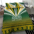 Cook Islands Rugby Bedding Set Kuki Avaiki - Aussie Hoodie