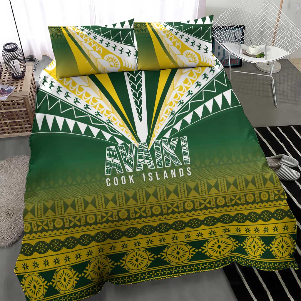 Cook Islands Rugby Bedding Set Kuki Avaiki - Aussie Hoodie