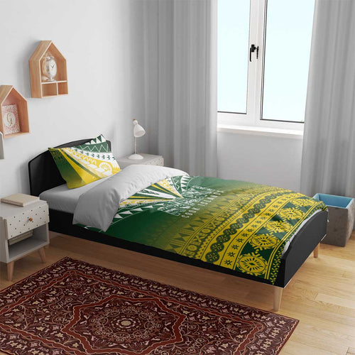 Cook Islands Rugby Bedding Set Kuki Avaiki - Aussie Hoodie