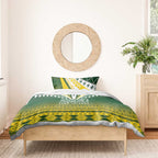 Cook Islands Rugby Bedding Set Kuki Avaiki - Aussie Hoodie