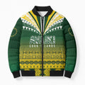 Cook Islands Rugby Custom Bomber Puffer Jacket Kuki Avaiki - Aussie Hoodie