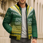 Cook Islands Rugby Custom Bomber Puffer Jacket Kuki Avaiki - Aussie Hoodie