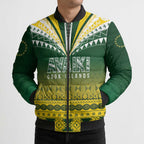 Cook Islands Rugby Custom Bomber Puffer Jacket Kuki Avaiki - Aussie Hoodie