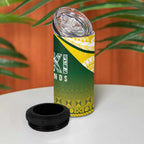 Cook Islands Rugby 4 in 1 Can Cooler Tumbler Kuki Avaiki - Aussie Hoodie