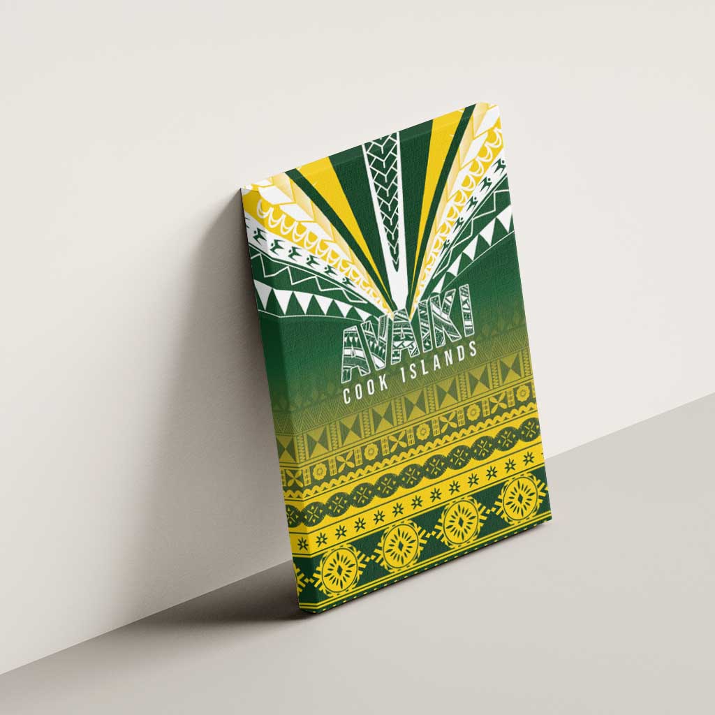 Cook Islands Rugby Canvas Wall Art Kuki Avaiki - Aussie Hoodie