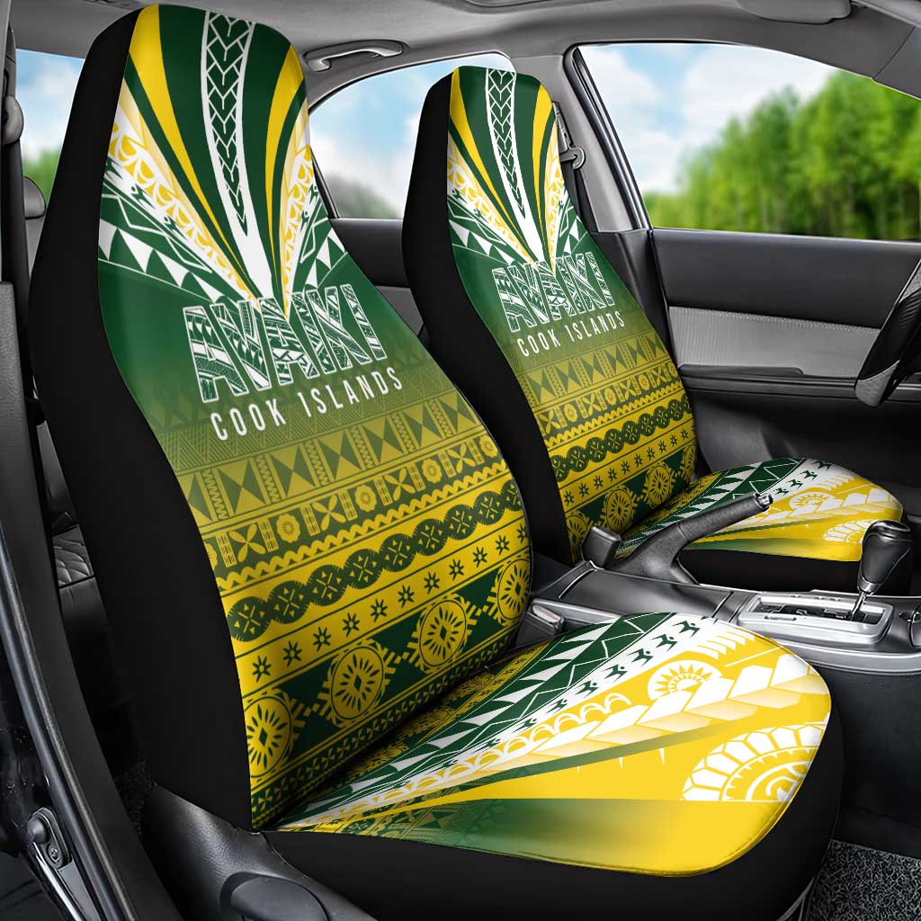 Cook Islands Rugby Car Seat Cover Kuki Avaiki - Aussie Hoodie