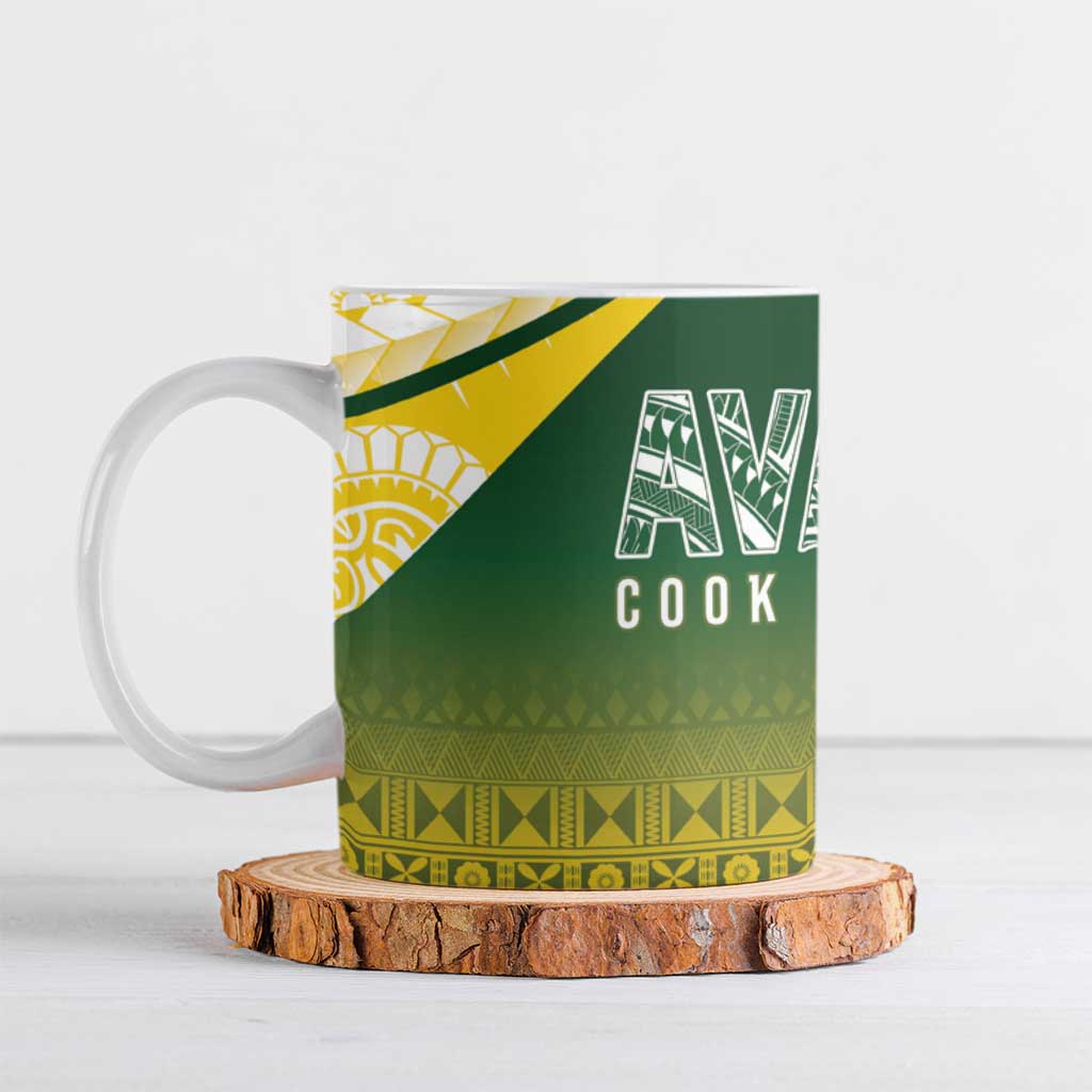Cook Islands Rugby Ceramic Mug Kuki Avaiki - Aussie Hoodie