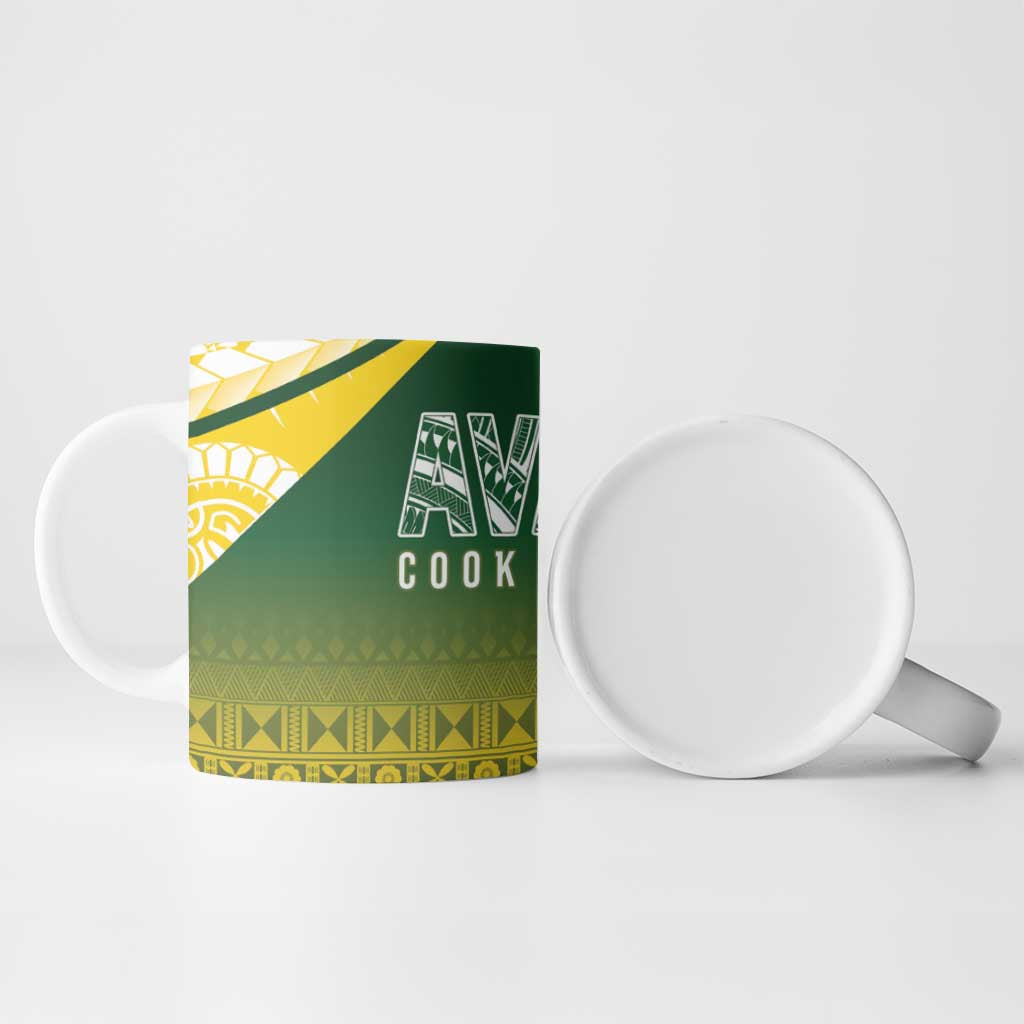 Cook Islands Rugby Ceramic Mug Kuki Avaiki - Aussie Hoodie