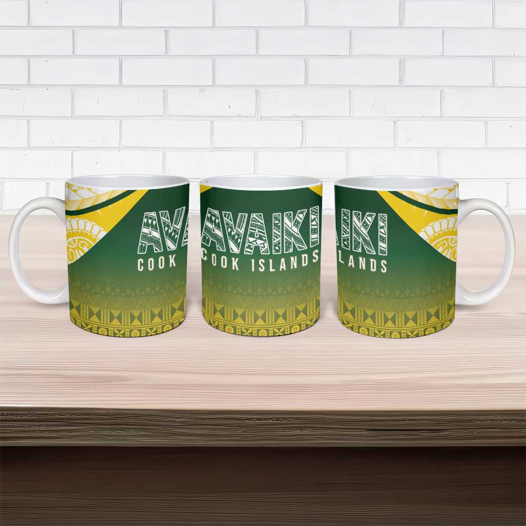 Cook Islands Rugby Ceramic Mug Kuki Avaiki - Aussie Hoodie