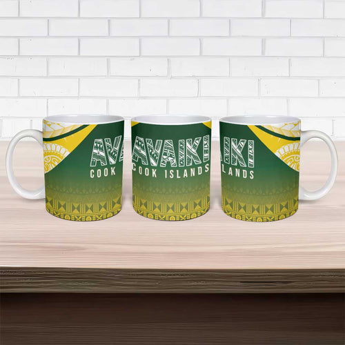 Cook Islands Rugby Ceramic Mug Kuki Avaiki - Aussie Hoodie
