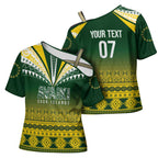 Cook Islands Rugby Custom Cross Shoulder Shirt Kuki Avaiki - Aussie Hoodie