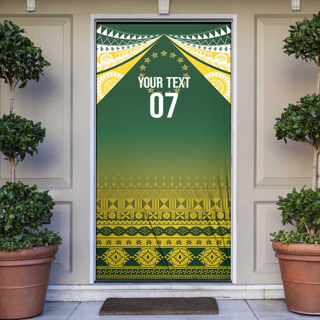 Cook Islands Rugby Custom Door Cover Kuki Avaiki - Aussie Hoodie