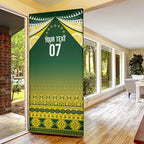 Cook Islands Rugby Custom Door Cover Kuki Avaiki - Aussie Hoodie
