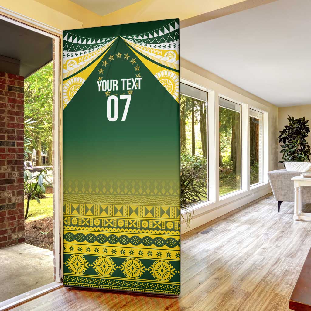 Cook Islands Rugby Custom Door Cover Kuki Avaiki - Aussie Hoodie