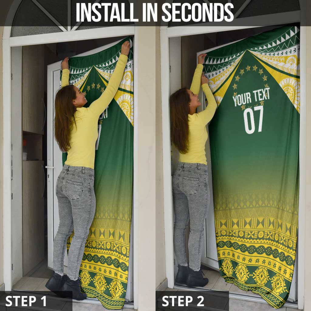 Cook Islands Rugby Custom Door Cover Kuki Avaiki - Aussie Hoodie