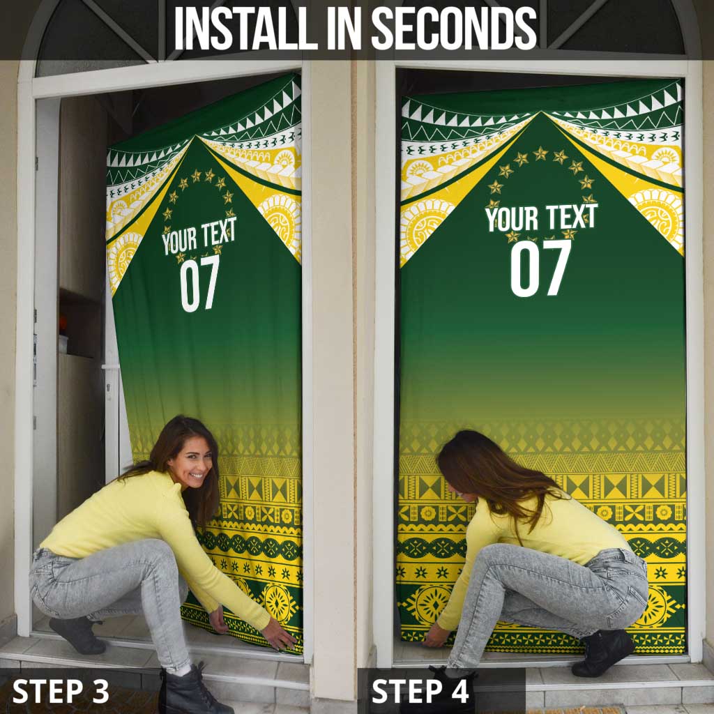 Cook Islands Rugby Custom Door Cover Kuki Avaiki - Aussie Hoodie
