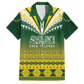 Cook Islands Rugby Custom Family Matching Off The Shoulder Long Sleeve Dress and Hawaiian Shirt Kuki Avaiki - Aussie Hoodie