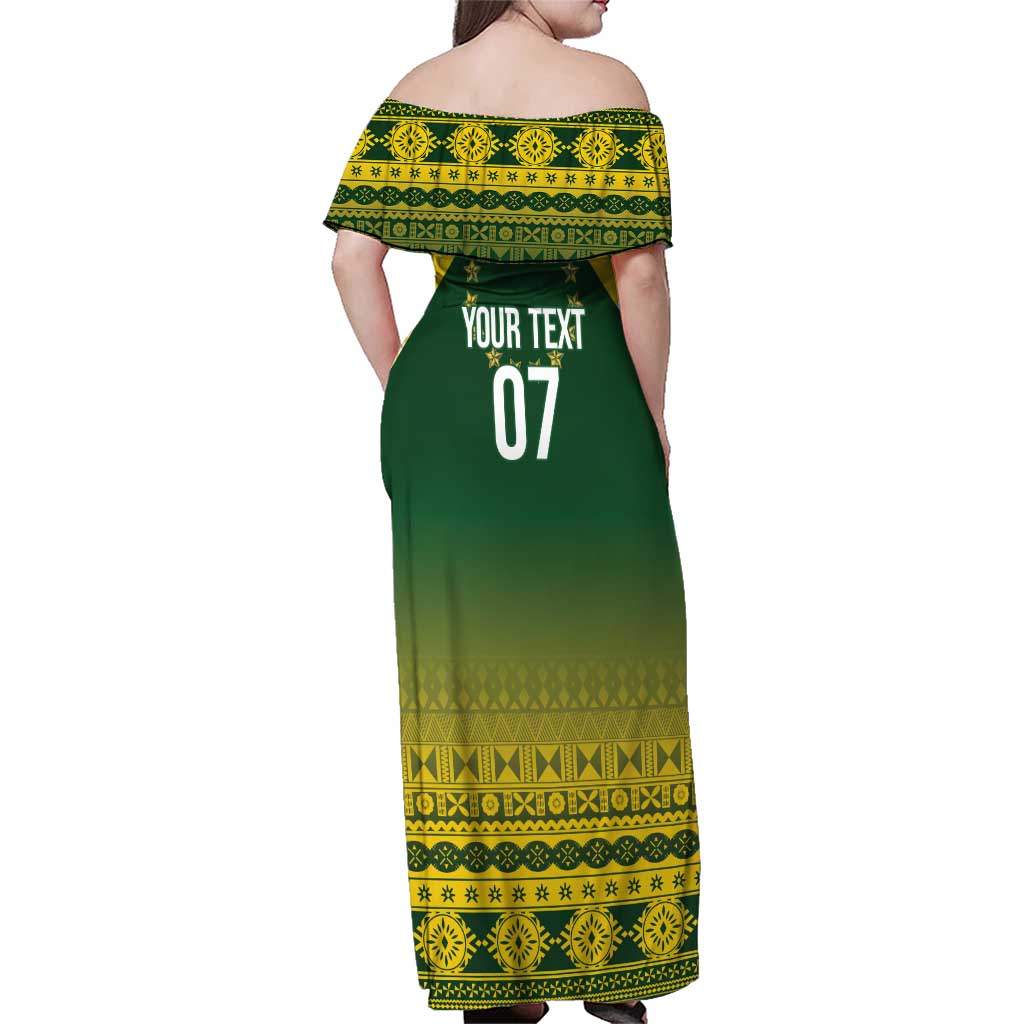 Cook Islands Rugby Custom Family Matching Off Shoulder Maxi Dress and Hawaiian Shirt Kuki Avaiki - Aussie Hoodie