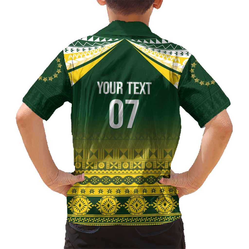 Cook Islands Rugby Custom Family Matching Puletasi and Hawaiian Shirt Kuki Avaiki - Aussie Hoodie