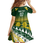 Cook Islands Rugby Custom Family Matching Puletasi and Hawaiian Shirt Kuki Avaiki - Aussie Hoodie