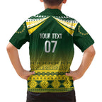 Cook Islands Rugby Custom Family Matching Short Sleeve Bodycon Dress and Hawaiian Shirt Kuki Avaiki - Aussie Hoodie