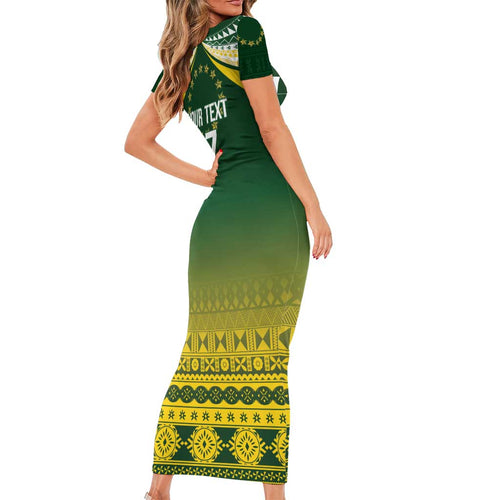 Cook Islands Rugby Custom Family Matching Short Sleeve Bodycon Dress and Hawaiian Shirt Kuki Avaiki - Aussie Hoodie