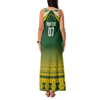 Cook Islands Rugby Custom Family Matching Tank Maxi Dress and Hawaiian Shirt Kuki Avaiki - Aussie Hoodie