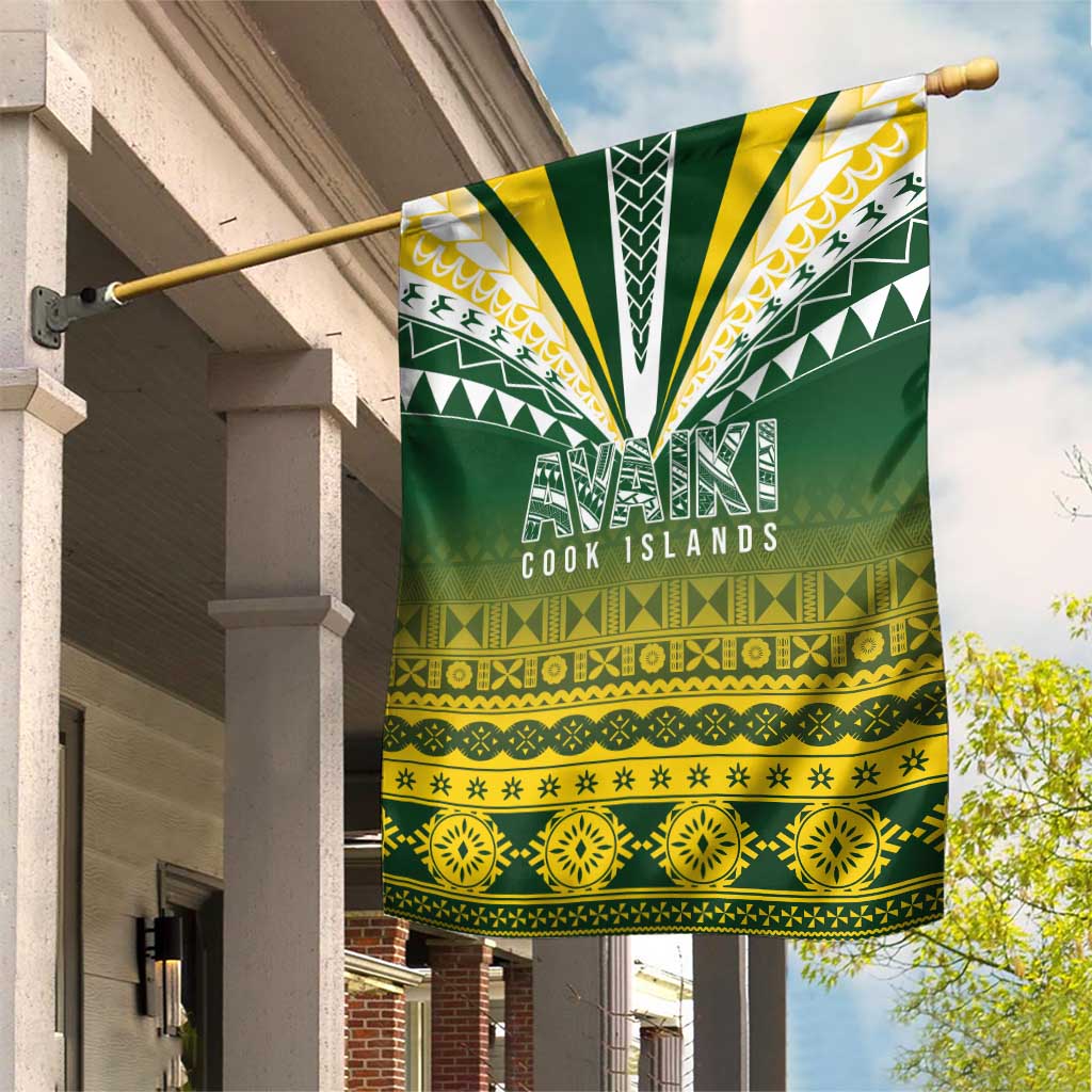 Cook Islands Rugby Garden Flag Kuki Avaiki - Aussie Hoodie