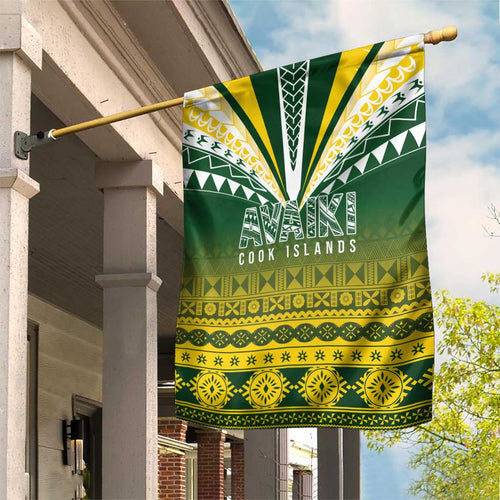Cook Islands Rugby Garden Flag Kuki Avaiki - Aussie Hoodie