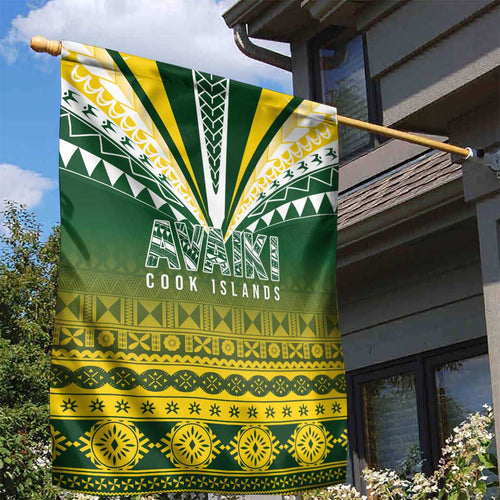 Cook Islands Rugby Garden Flag Kuki Avaiki - Aussie Hoodie